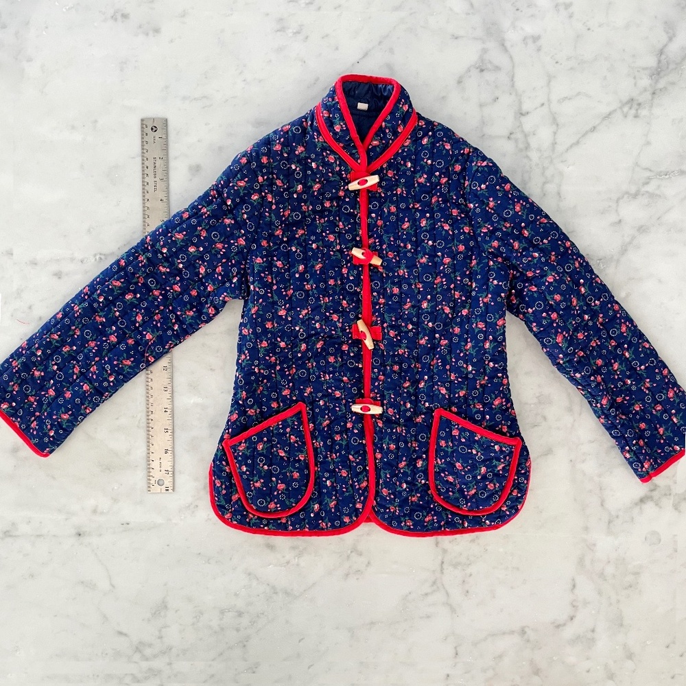 Vintage Child’s Quilted Jacket, purchased in Hong Kong mid-1970s age 3-5?